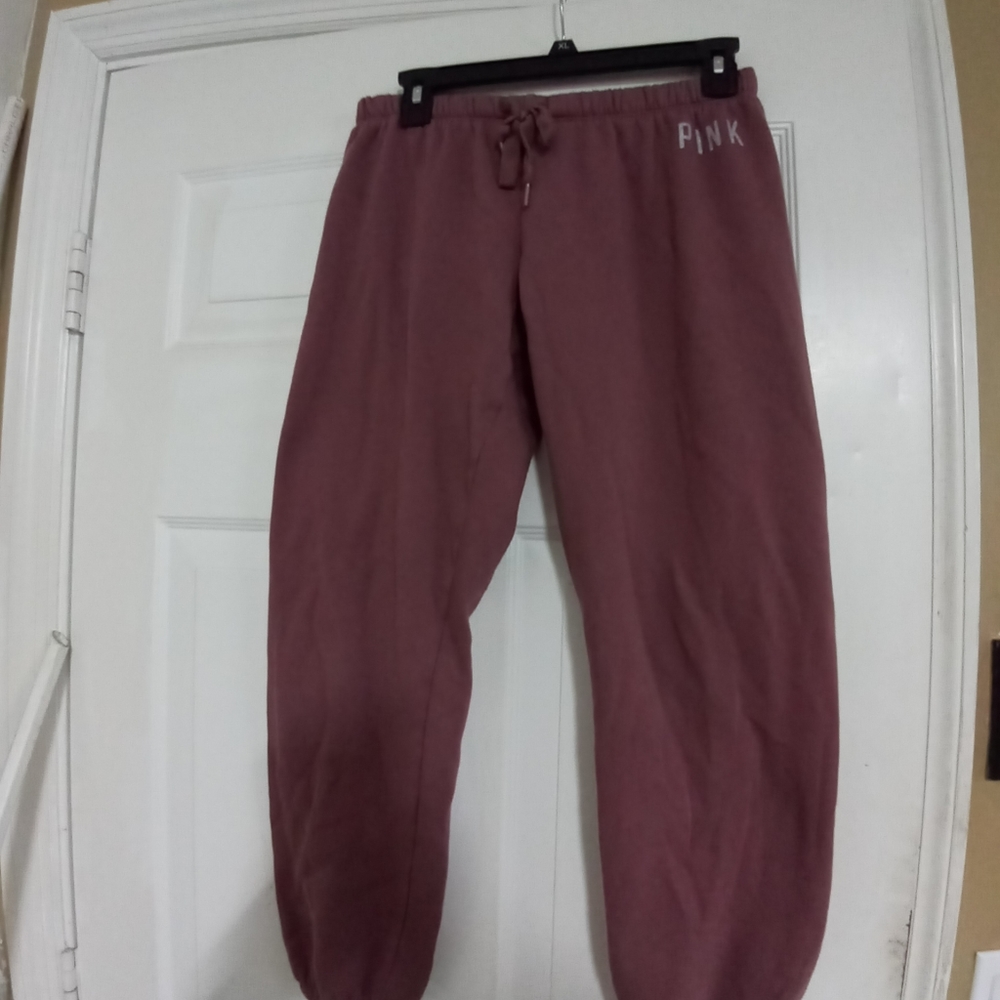 Pink jogging pants